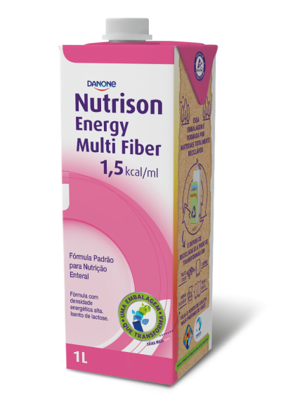 Embalagem de Nutrison Energy Multi Fiber Danone 1 litro