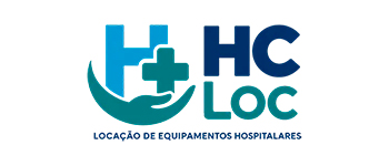 Logotipo da HC Loc, uma das empresas do Grupo Prohospital